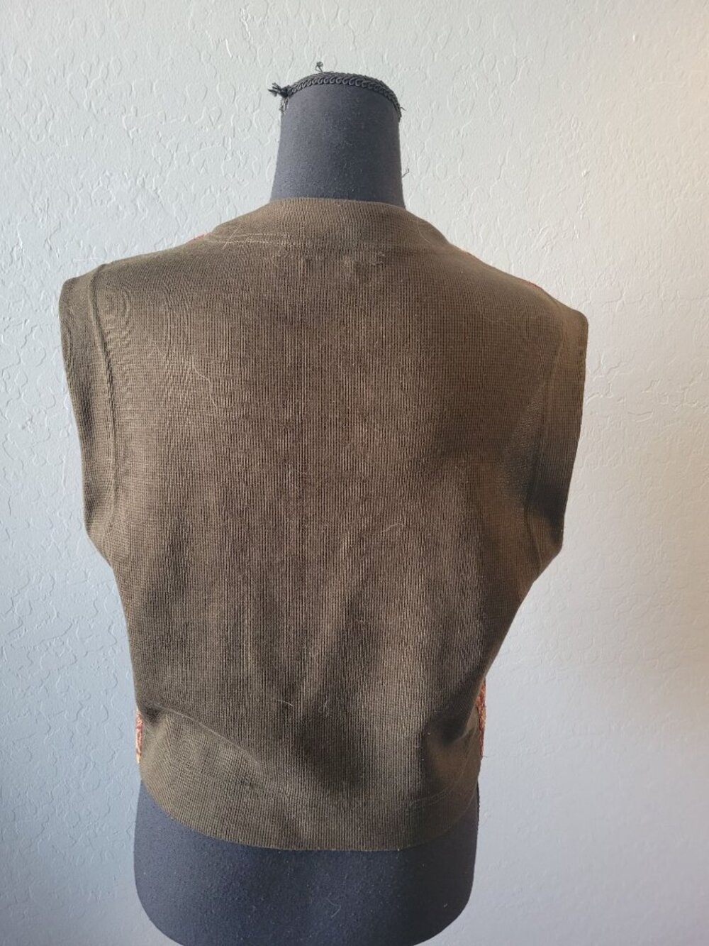 Le Collezioni Structure Sweater Vest Size S Book Nerd Lagenlook Preppy Academia - Picture 6 of 12